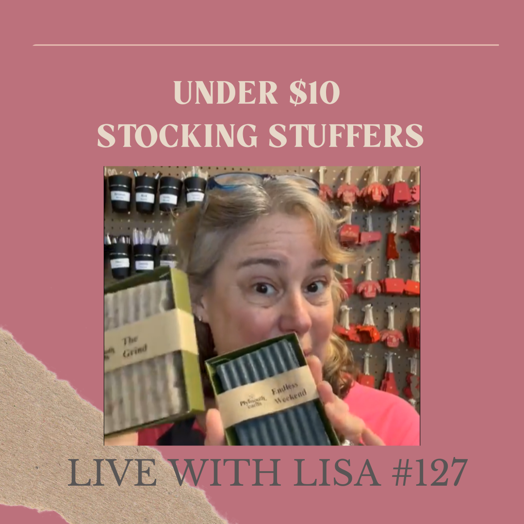 Under $10 stocking stuffers - Live with Lisa, week 127-Plymouth Cards