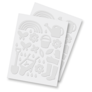 Garden Shapes 3D foam sheet