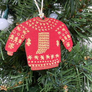 Ugly Sweater Ornaments