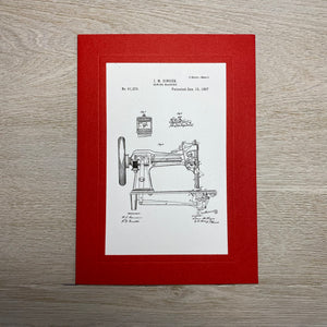 Sewing Patent cards