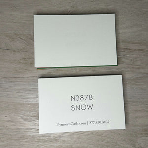 Snow bright white cardstock paper pack set of 100