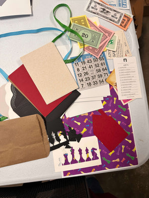 Board Game Junk Journal card kit-Plymouth Cards