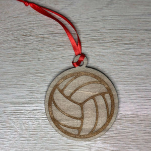 Sports with Balls Wooden Ornaments