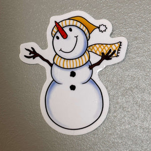Zuzu the snowman sticker