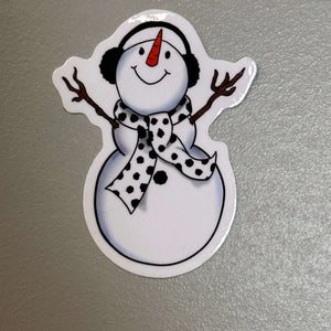 Gary the snowman sticker