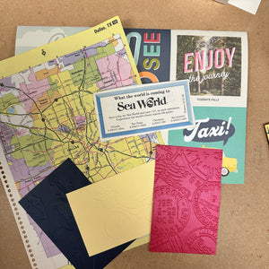 Travel Junk Journal card kit - May 2024