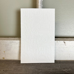 Embossed Cardstock Paper Packs - 10 pack