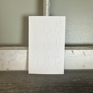 Embossed Cardstock Paper Packs - 10 pack