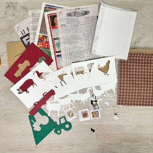 Farmhouse Garden Junk Journal card kit - June 2024