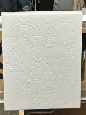 Garden Shapes 3D foam sheet