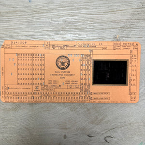 1960s Computer Punch Cards