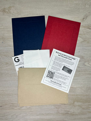 Postage Stamps Junk Journal card kit - April 2024