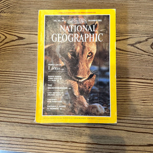 1980s National Geographic magazines