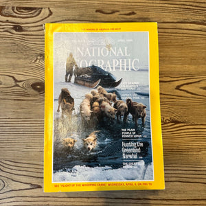 1980s National Geographic magazines