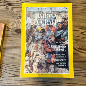 1980s National Geographic magazines