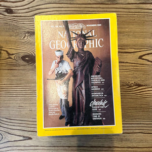 1980s National Geographic magazines