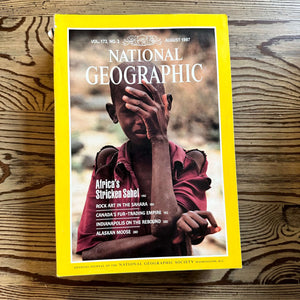 1980s National Geographic magazines
