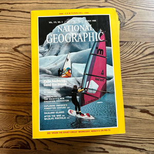 1980s National Geographic magazines