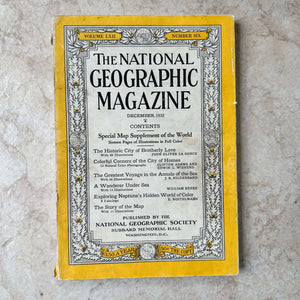 1930s National Geographic magazines