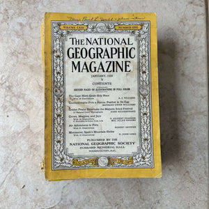 1930s National Geographic magazines