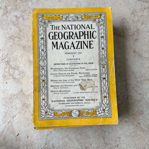 1930s National Geographic magazines