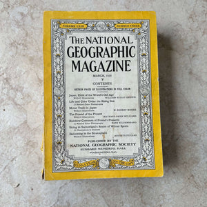1930s National Geographic magazines