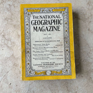 1930s National Geographic magazines