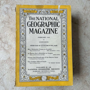 1930s National Geographic magazines