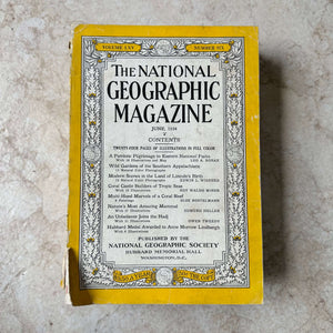 1930s National Geographic magazines
