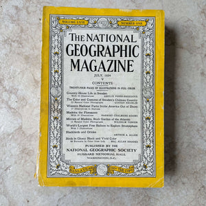 1930s National Geographic magazines