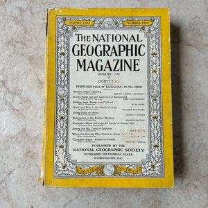 1930s National Geographic magazines