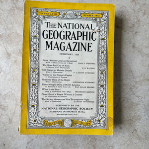 1930s National Geographic magazines