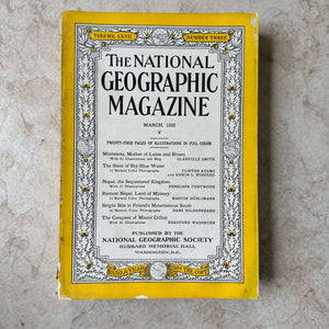 1930s National Geographic magazines