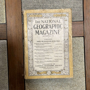 1920s National Geographic magazines