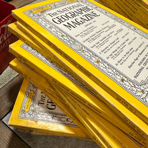 1950s National Geographic magazines