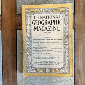 1920s National Geographic magazines