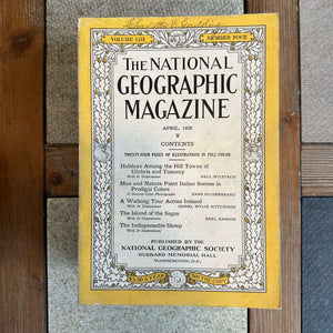 1920s National Geographic magazines