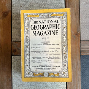 1920s National Geographic magazines