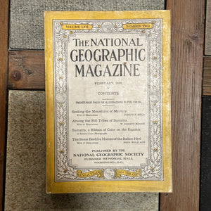 1930s National Geographic magazines