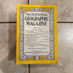 1950s National Geographic magazines