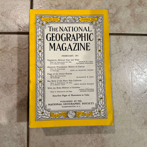 1950s National Geographic magazines