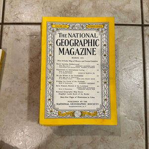1950s National Geographic magazines