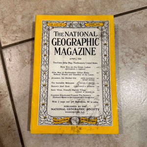 1950s National Geographic magazines
