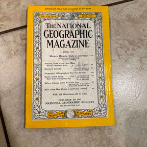 1950s National Geographic magazines