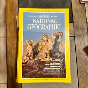 1980s National Geographic magazines