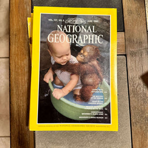 1980s National Geographic magazines