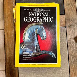 1980s National Geographic magazines