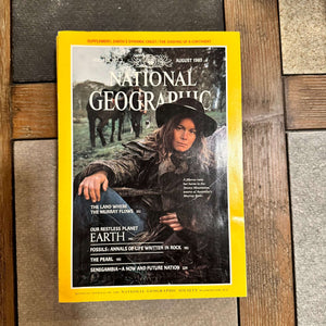 1980s National Geographic magazines