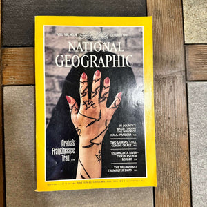 1980s National Geographic magazines