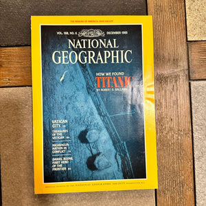 1980s National Geographic magazines